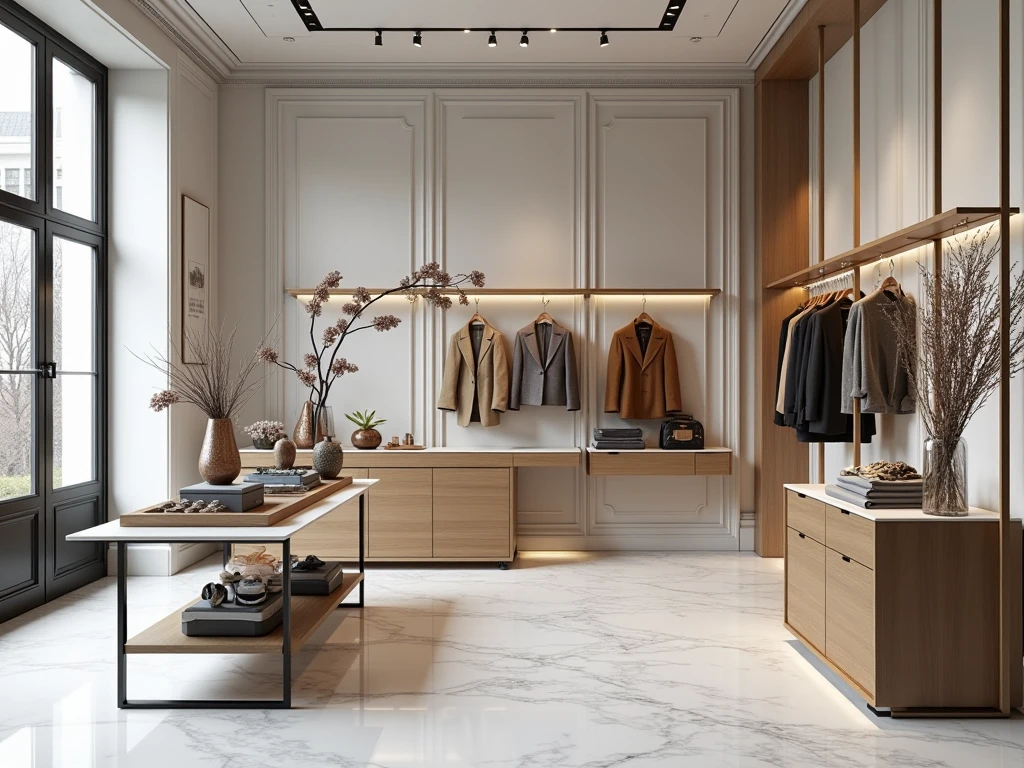 Luxury boutique interior in Helsinki